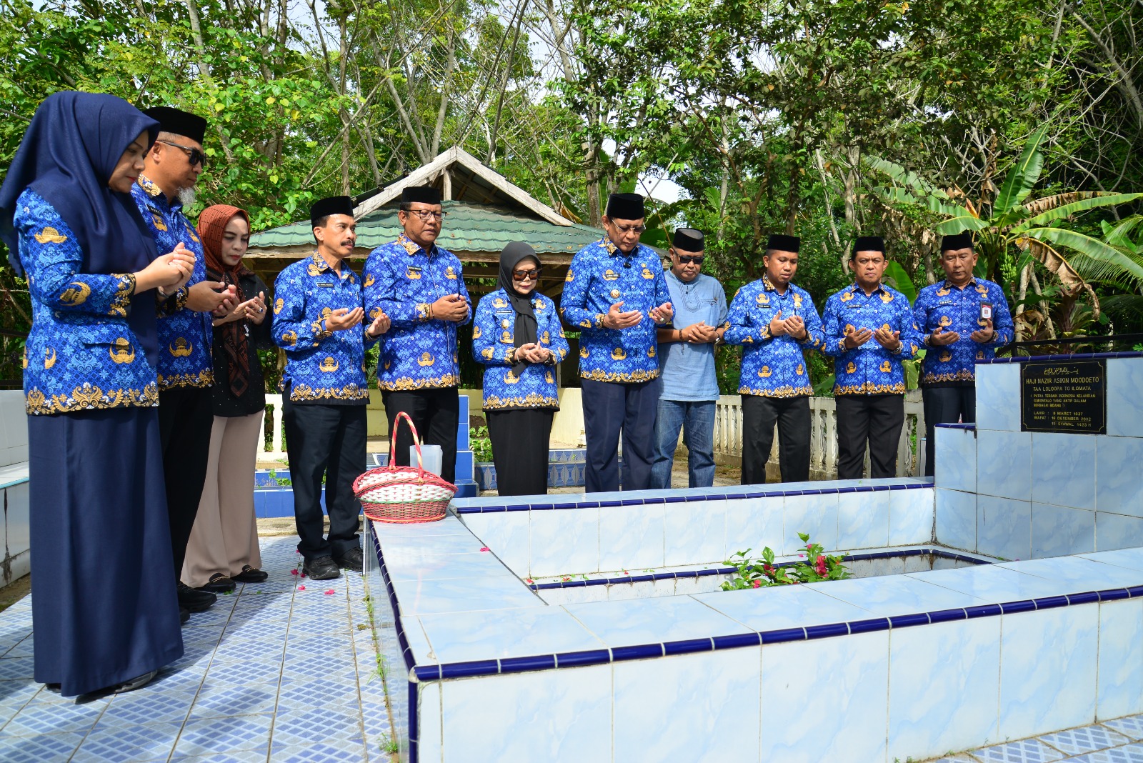 Ziarah ke Makam Tokoh Perintis, Keluarga Sampaikan Terima Kasih ke Pemerintah Provinsi Gorontalo
