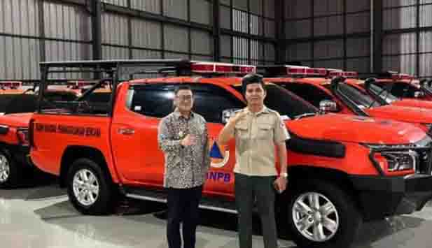 BPBD Kota Gorontalo Terima Bantuan Mobil Dapur Umum dan Rescue