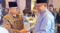 Gubernur Gusnar dan Sekjen Gerindra Bertemu