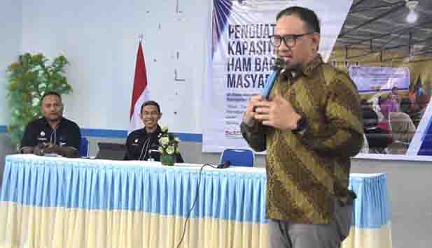 Masyarakat Boludawa Bone Bolango terima Edukasi HAM dari KEMENHAM