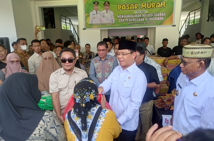 Pasar Murah di Bone Bolango Jaga Kestabilan Ekonomi Warga Saat Ramadan