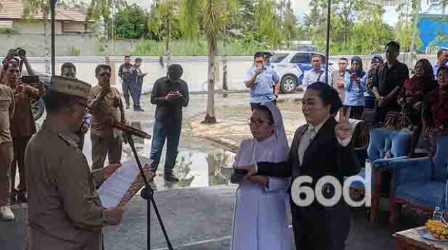 Ismet Mile Resmi Lantik Direktur Perumda Tirta Bolango