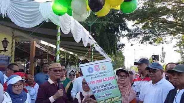 Bupati Bone Bolango Apresiasi Bazar Sehat di Center Point