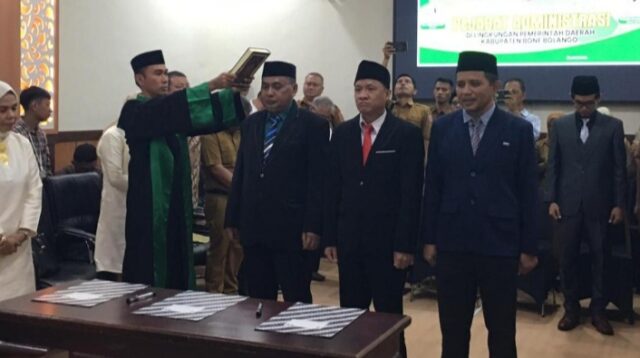 Ismet Mile Kembali Lantik Pejabat Administratif Bone Bolango