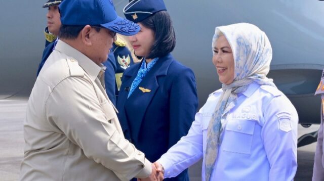 Lukisan Sejarah Idah Syahidah dan Prabowo Subianto di Gorontalo