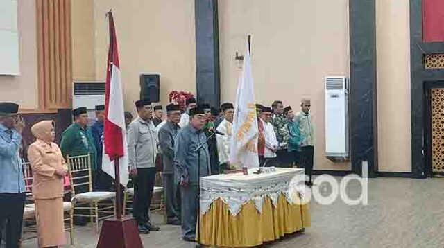 Adhan Dambea Lantik 66 Pejabat Administrator dan Pengawas