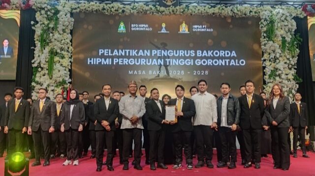 Daffa Doda Pimpin Bakorda HIPMI Perguruan Tinggi Gorontalo 2026-2028