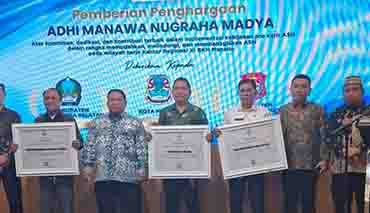 Pemerintah Bone Bolango Terima Penghargaan Adhi Manawa Nugraha Pratama dari BKN