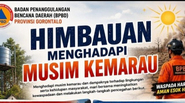 BPBD Gorontalo Rilis Langkah-Langkah Mitigasi Bencana dan Kebakaran