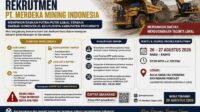 Disnaker ESDM Gorontalo Kawal Rekrutmen PT Merdeka Mining, Prioritaskan Talenta Lokal