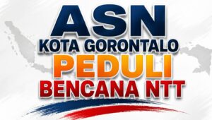 Donasi ASN Kota Gorontalo untuk NTT Tembus Rp108 Juta