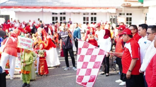 Isi Kemerdekaan dengan Kegiatan Positif, Kota Gorontalo Gelar Karnaval Budaya dan Lomba Gerak Jalan