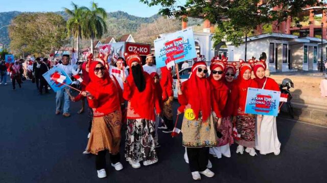 Parade OPD di HUT ke-81 RI, BPBD Gorontalo Tampilkan Nuansa Patriotisme