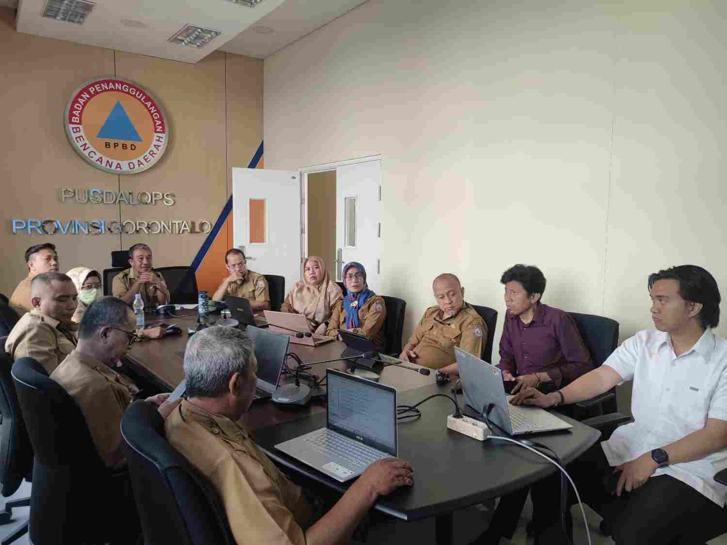 Sinergi Lintas Sektor! BPBD Gorontalo Susun Dokumen Penanggulangan Bencana 2027-2031