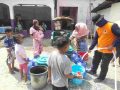 9000 Liter Air Bersih untuk Tilango, Bentuk Kepedulian BPBD Gorontalo