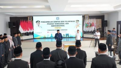 Lantik 37 Pejabat, Gubernur Gorontalo Minta Segera Bekerja Maksimal Isi Kekosongan Jabatan