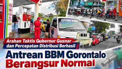 Tindak Lanjut Perintah Gubernur Gusnar Ismail, Distribusi BBM di Gorontalo Dipercepat