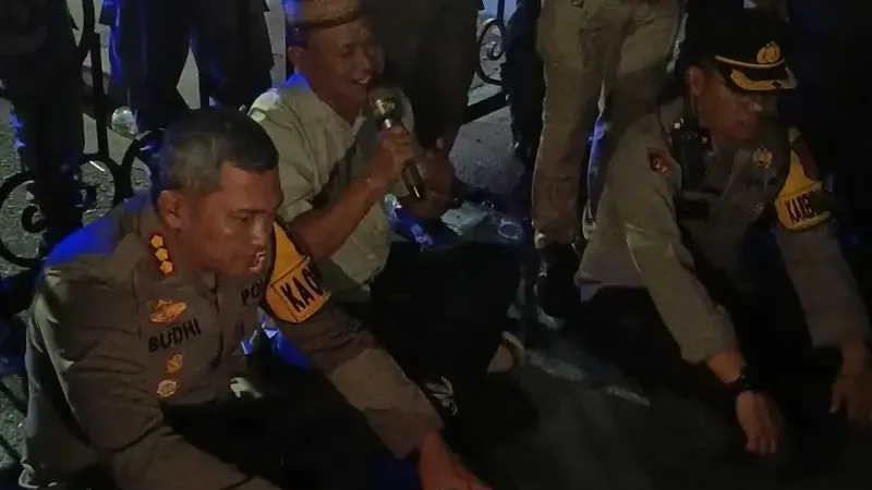 Wakili Gubernur Gorontalo, Asisten I Terima Masa Aksi Aliansi Merah Maron